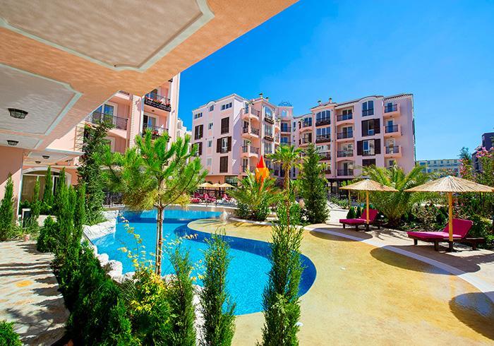 Romance Marine Aparthotel Sunny Beach Ngoại thất bức ảnh